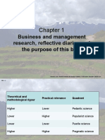 Business and Management Research, Reflective Diaries and The Purpose of This Book