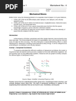 Worksheet-SCIENCE12 - General Physics 1 - Module 4 - Mechanical Waves - W1 PDF