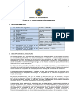 Sílabo - Química Sanitaria - 2013 - 2014 - Ing. Guzman