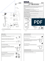 Aleo 掛墻式浴缸龍頭 - K-72282T 1493088968 - 安裝 PDF