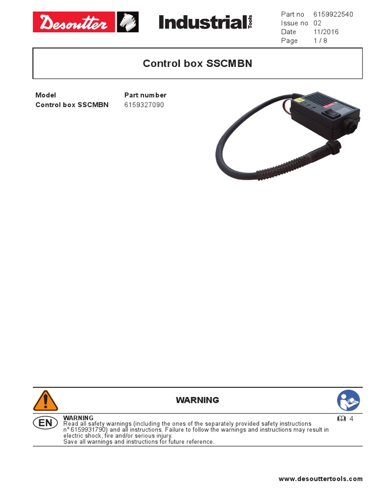 Control Box SSCMBN - User Manual - 6159922540-02-Series - EN PDF | PDF ...