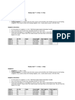 Monday July 9: 8.45am - 11.15am: 2018 Mock Exams Teacher Instructions' Booklet