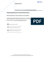 Improving Pension Fund Performance: Financial Analysts Journal