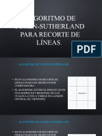 Algoritmo de Cohen-Sutherland para recorte de líneas en 2D