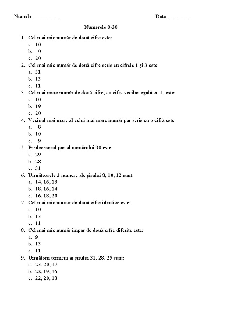Test Grila | PDF