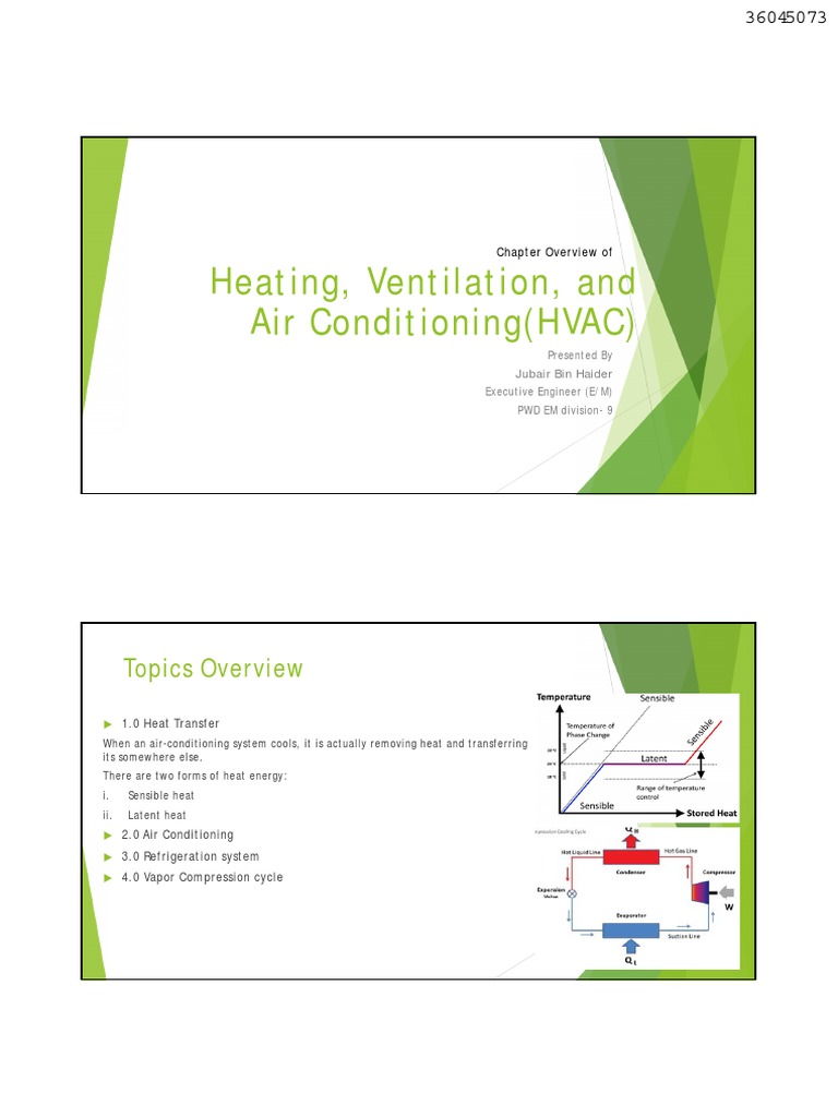 HVAC System Overview and Design | PDF | Air Conditioning ...