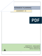 Environment Planning: Assignment - 01