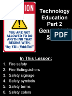 Technology Education General Lab Safety