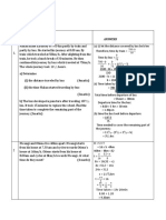 Linear Motion Q