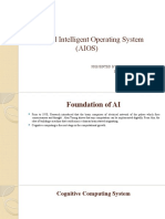 Artificial Intelligent Operating System (AIOS) : PRESENTED BY: Ubaidullah Roll# (15892) Mscs Ii