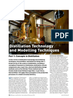 Distillation Technology and Modelling Techniques: Part 1: Concepts in Distillation