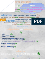 Adverbs or Adjectives