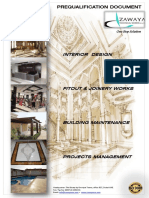 Interior Design: Prequalification Document