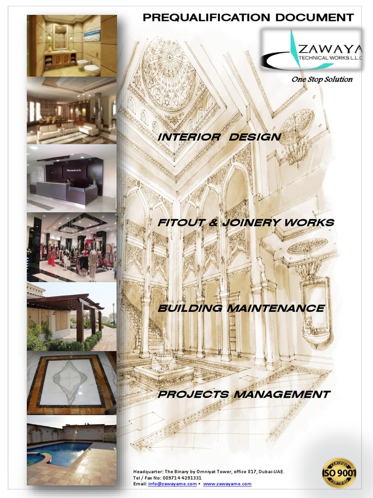 Zawaya Technical Works Prequalification Document | PDF | Project ...
