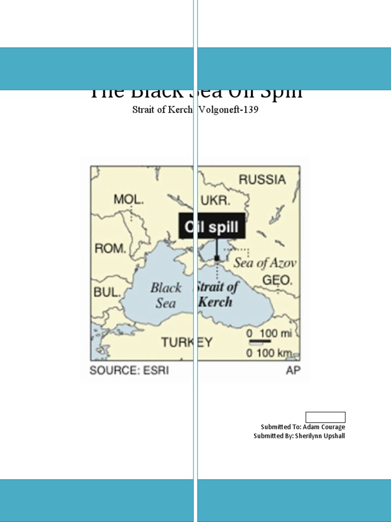 The Black Sea Oil Spill PDF Oil Spill Natural Environment