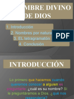 EL NOMBRE DE DIOS