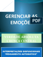 GERENCIAR AS EMOÇÕES