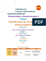 Clasificacion de Los Grupos Farmacologicos-Paucar Celeste