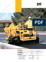 Paver: Cat C2.2 Engine Operating Weight Paving Widths