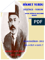 Hikmet Yurdu, Cilt: 4 Sayı: 7