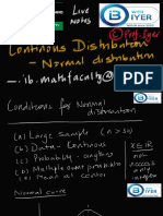 INTRODUCING NORMAL DISTRIBUTION From Prof Iyer - IBI Version