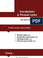 Vocabulary & Phrasal Verbs Course