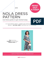 Nola Dress Pattern: Print OUT & Keep