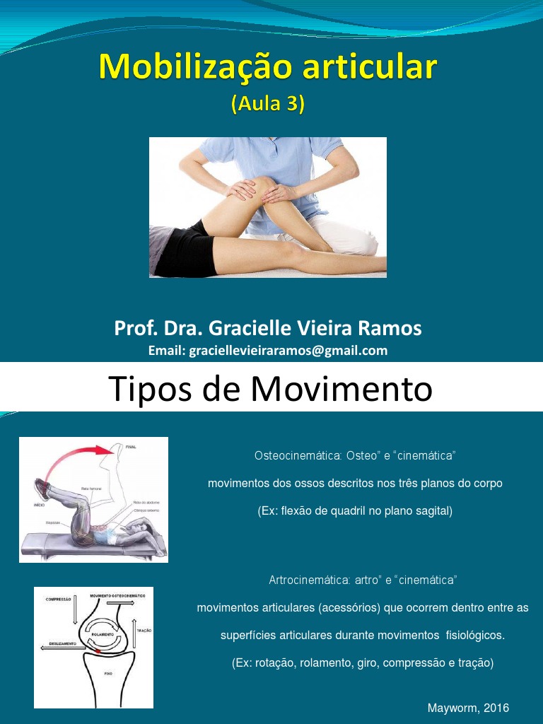 Mobilização Articular: Técnicas e Aplicações | PDF | Joelho | Membros ...