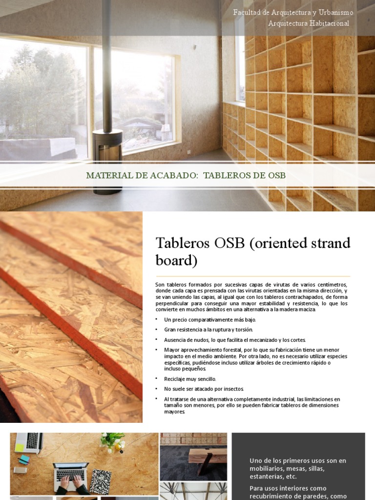 Usos y precios de tableros OSB | PDF | Hogar, jardinería y bricolaje