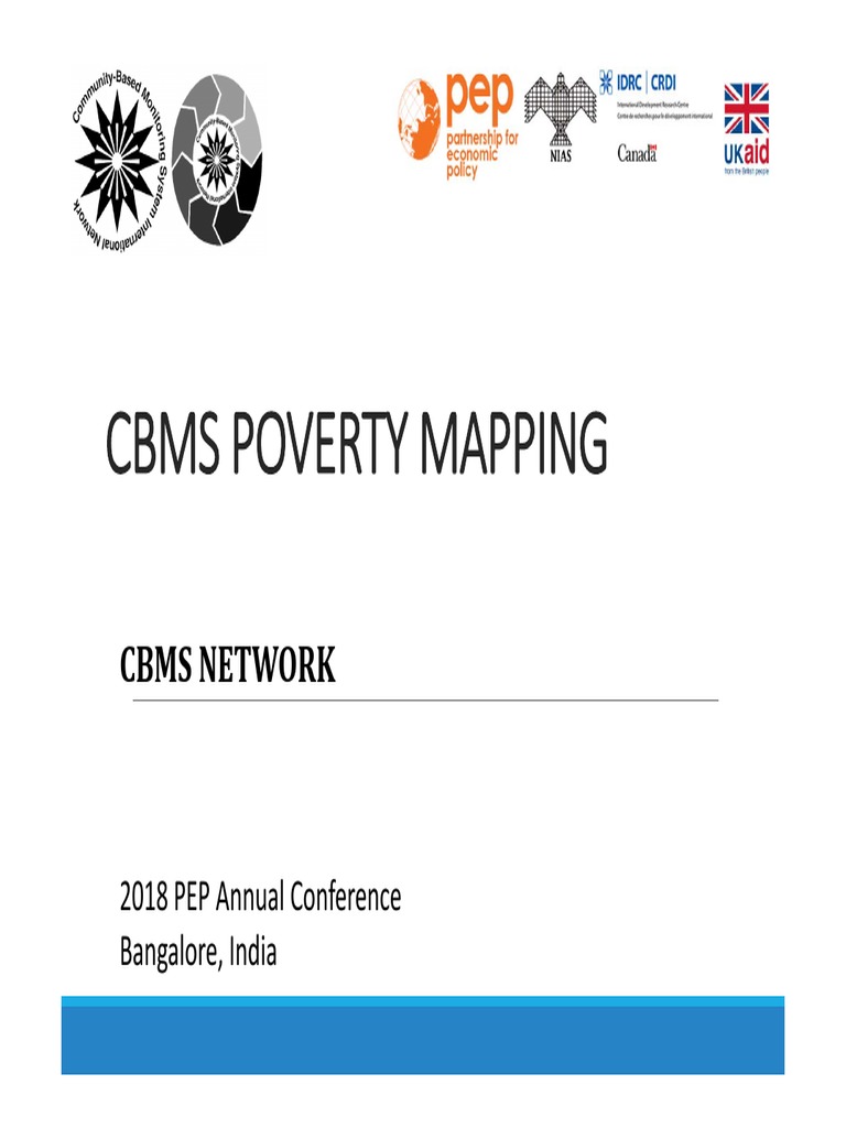 CBMS Poverty Mapping and Analysis | PDF | Color | Business