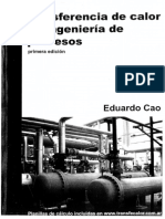 Transferencia de Calor en Ingenieria de Procesos - Eduardo Cao PDF