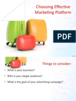 Choosing Effective Marketing Platform