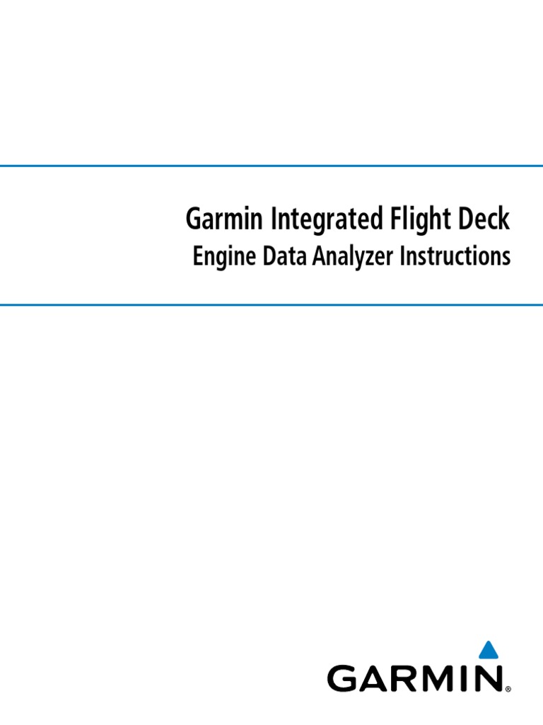 Garmin Integrated Flight Deck Engine Data Analyzer Instructions PDF