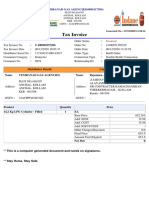 Tax Invoice: VEMBANAD GAS AGENCIES (0000117394)