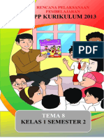 RPP 1 Lembar Kelas 1 Tema 8