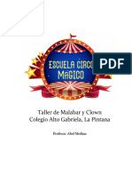 Propuesta de Taller de Malabarismo ColegioAltoGabriela