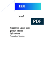 More Examples On Lagrange's Equation