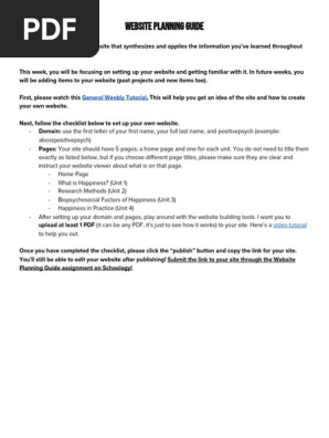 website planning guide