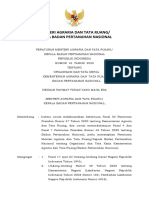 Permen ATR KBPN Nomor 16 Tahun 2020 Ttg OTK Kementerian ATR BPN_Garuda