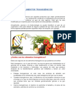 ALIMENTOS TRANSGENICOS