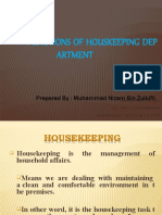 Chapter 2 Functions of Houskeeping Department