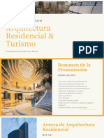 Arquitectura residencial y turística