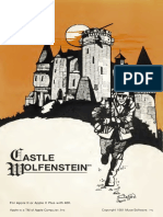 Castle Wolfenstein (1981) Manual PDF