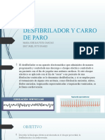 Desfibrilador y Carro de Paro