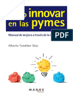 Cómo Innovar en Las Pymes Manual de Mejora A Través de La Innova PDF