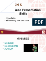 Lesson 5: Advanced Presentation Skills