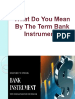 Bank Instruments
