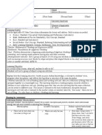 Formal Observation 3 Lesson Plan