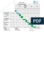 Gantt Chart: Smart Ventilation System Months January Febuary March April May Weeks Planning 100 Designing