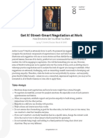 Get It! Street-Smart Negotiation at Work: How Emotions Get You What You Want